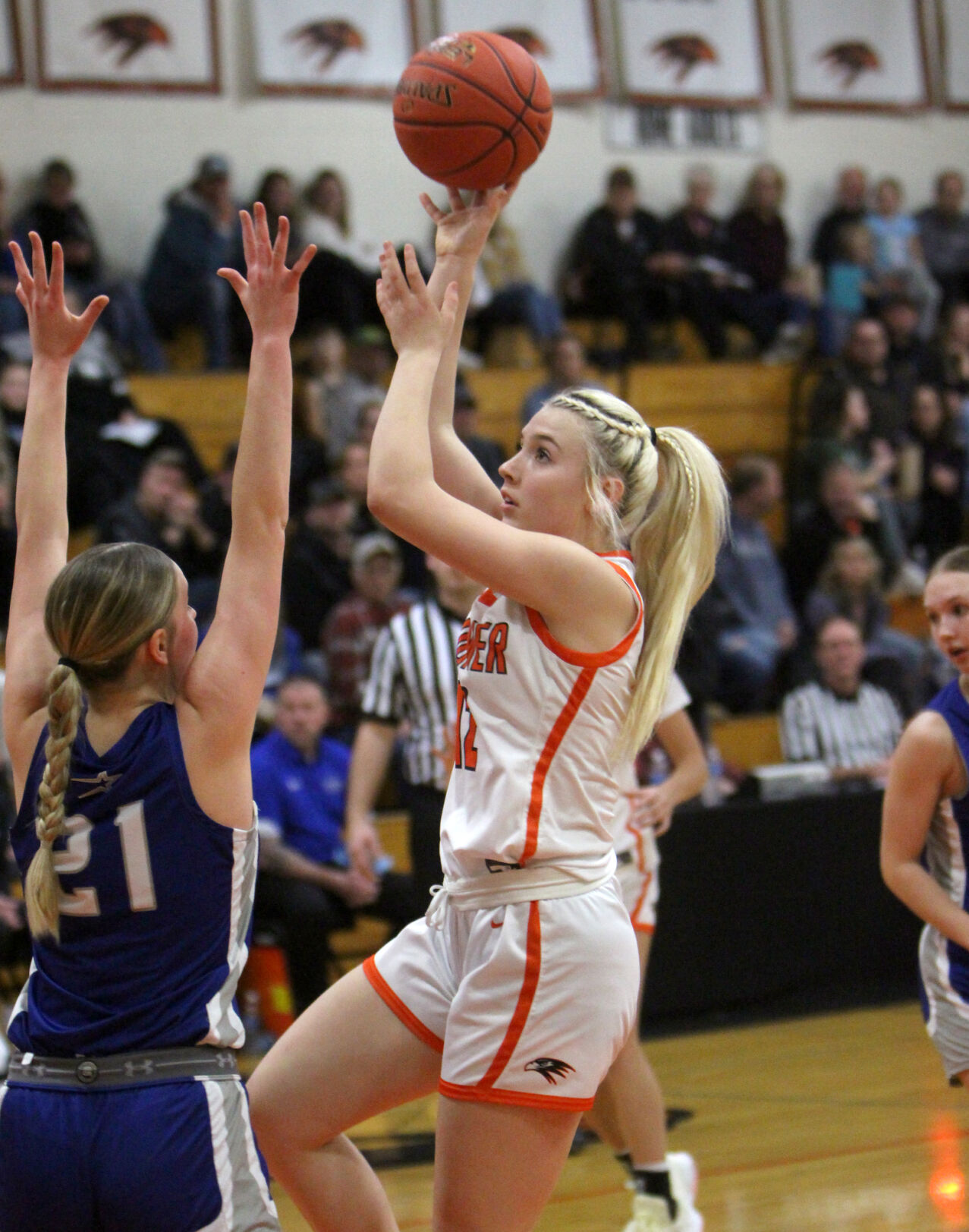 Cameron at Bloomer girls basketball 1-16-23